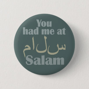 Sie hatten mich an Salam Knöpfen Button