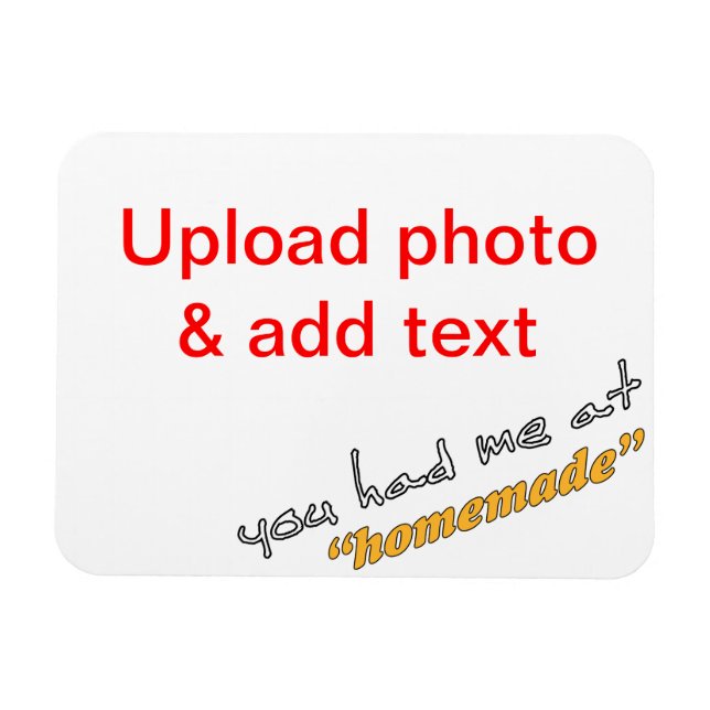 Sie hatten mich bei "hausgemacht" - DIY Kühlschran Magnet (Horizontal)