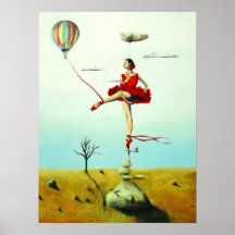 Sie heben mich auf Ballerina Inspiration Poster