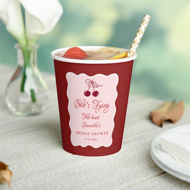 Sie heiratet bald Junggesellinnenabschied Pappbecher (In Situ)