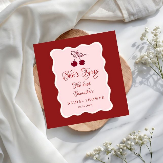 Sie heiratet bald Junggesellinnenabschied Serviette (Von Creator hochgeladen)