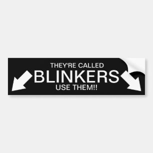 Sie heißen BLINKERS!! Autoaufkleber