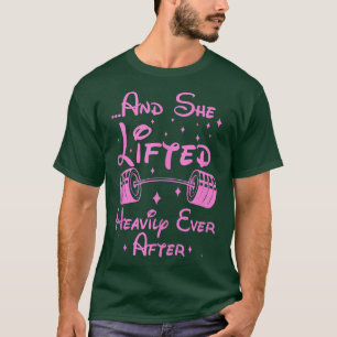Sie hob nach der lustigen Fitness noch immer den P T-Shirt