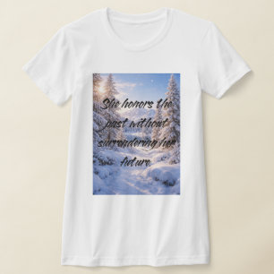 Sie hörte auf, sich zu entschuldigen - Bestärkende T-Shirt