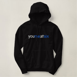 Sie ich bei sechs bestickter hoodie