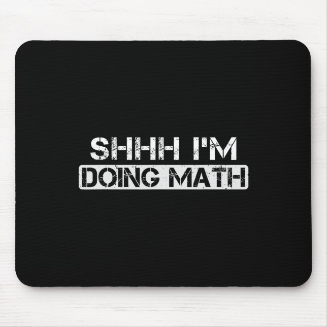 Sie ich mache Mathe Funny Gym Bodybuilding Workout Mousepad (Vorne)