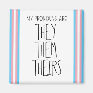 Sie/Ihre Pronomen Transgender Magnet