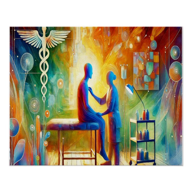🌟 Sie Ihren Bildschirm mit der Kunst der Heilung! Poster (Vorderseite)