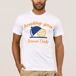Sie im Volleyball schlagen T-Shirt