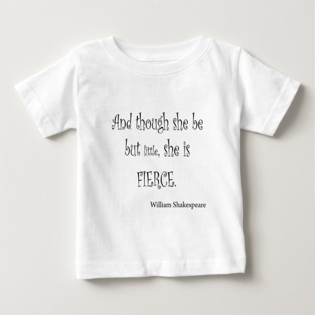 Sie ist, aber wenig ist sie heftiges baby t-shirt (Vorderseite)