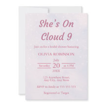 Sie ist auf Cloud 9 Pastel Dreamy Brautparty