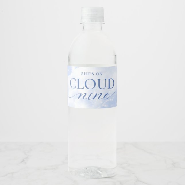 Sie ist auf Cloud Nine Blue Brautparty (Vorderseite)
