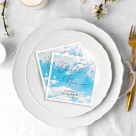 Sie ist auf Cloud Nine Brautparty Napkins Serviette