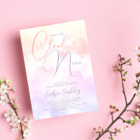 Sie ist auf Cloud Nine Dreamy Pastel Brautparty