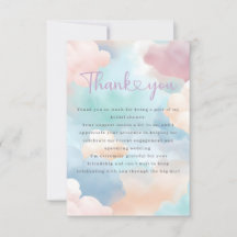 Sie ist auf Cloud Nine Pastellfarben Brautparty