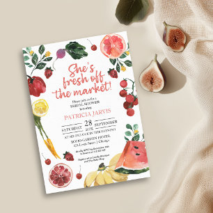 Sie ist auf der Market Farmers Market Bridal Showe Einladung