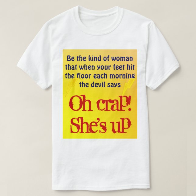 Sie ist auf   T-Shirt (Design vorne)