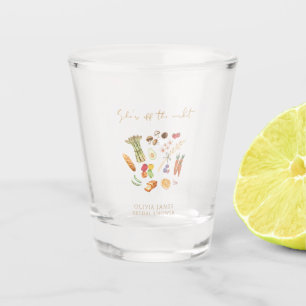 Sie ist außer Handel Floral-Braut- Dusche Schnapsglas
