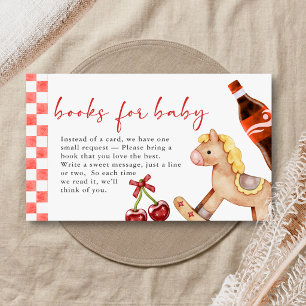Sie ist bereit, Baby Shower Bücher für Baby zu bek Begleitkarte