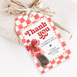 Sie ist bereit, Baby Shower Favor Tags zu platzen Geschenkanhänger