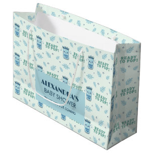 Sie ist bereit, Blue Boho Kawaii Soda zu knallen Große Geschenktüte