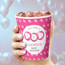 Sie ist bereit, Kaugummi-Rosa Baby-Party für Mädch