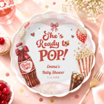Sie ist bereit, Limonade Gingham-Baby-Party zu spr