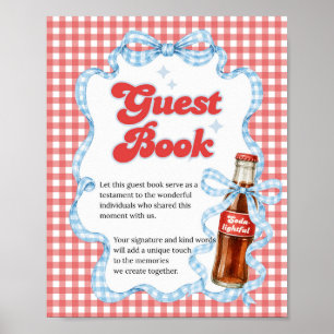 Sie ist bereit Pop-Soda-Baby-Party Gästebücher 