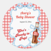 Sie ist bereit, Pop-Soda-Baby-Party Junge