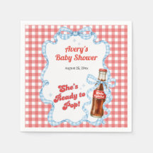 Sie ist bereit, Pop-Soda-Baby-Party Junge