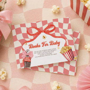 Sie ist bereit, rosa Baby-Party-Bücher für Baby pl Begleitkarte