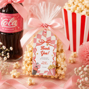 Sie ist bereit, Soda Cola Retro Rosa Baby-Party zu Geschenkanhänger