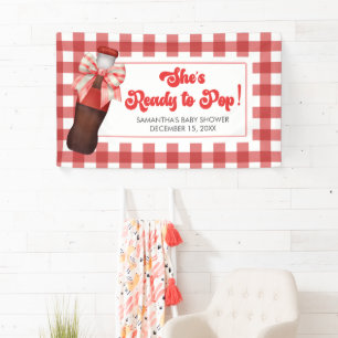 Sie ist bereit zu platzen Baby Shower Banner