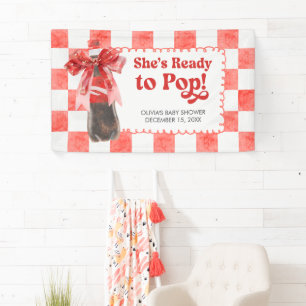 Sie ist bereit zu platzen Baby Shower Banner