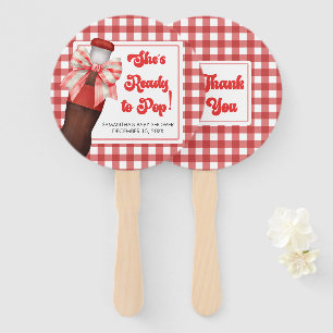 Sie ist bereit zu platzen Baby Shower Fächer