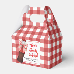 Sie ist bereit zu platzen Baby Shower  Geschenkschachtel
