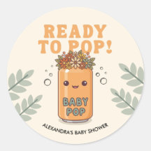 Sie ist bereit zu platzen Baby Shower Orange Boho