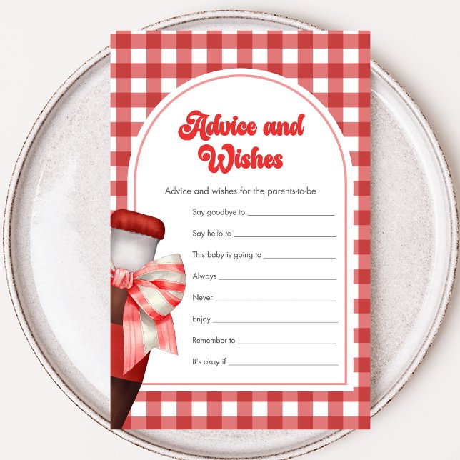 Sie ist bereit zu platzen - Geschenke und Wünsche  (She's Ready to Pop Baby Shower Game)