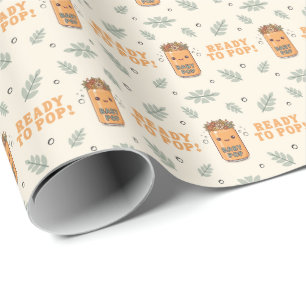 Sie ist bereit zu platzen Geschlechtsneutral Boho Geschenkpapier