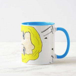 Sie ist das blonde Baby - das mit blauen Augen Tasse