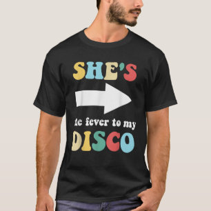 Sie ist das Fetisch auf mein Disco-Shirt, das mit T-Shirt