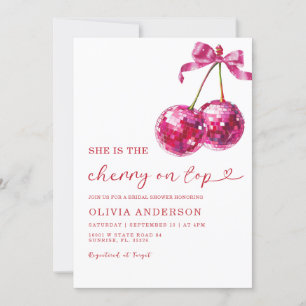 Sie ist die Cherry on Top Bridal Duwer Einladung