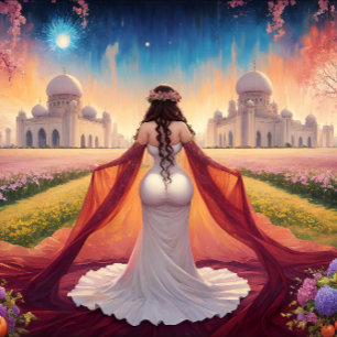 Sie ist die Führerin Leinwanddruck