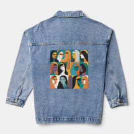 Sie ist die Revolution Jeansjacke