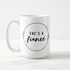 Sie ist ein elegantes Verlobungsgeschenk für die z Kaffeetasse