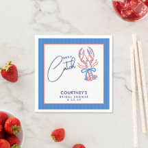Sie ist ein Fang Coastal Lobster Brautparty