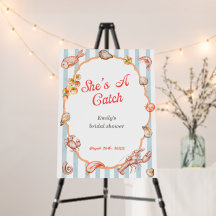 Sie ist ein Fang Lobster Coastal Bridal Willkommen