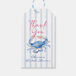 Sie ist ein Fang Preppy Coastal-Hochzeitsdusche fü Geschenkanhänger
