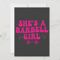 Sie ist ein Girl Fitness Gym Sport Geschenk