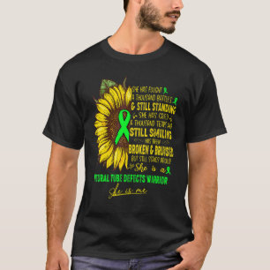 Sie ist ein neuronaler Tube-defekter Kriegerin, di T-Shirt